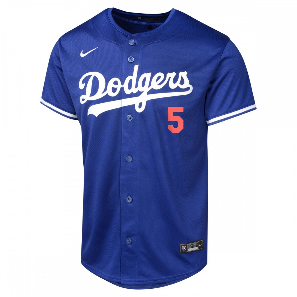 Freddie Freeman Los Angeles Dodgers Nike Youth Alternate Limited Player Jersey – Royal - Image 2