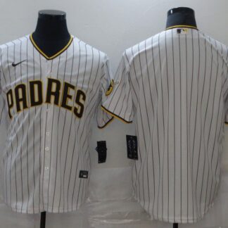 Men San Diego Padres Blank White Game Nike MLB Jerseys