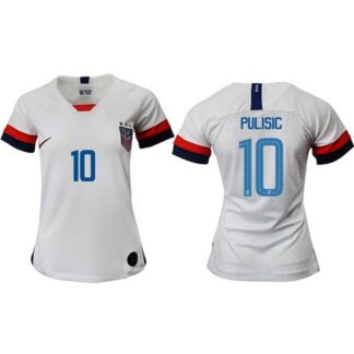 ultra‑ Women’s USA #10 Pulisic Home Soccer Country Jersey ‑uniform
