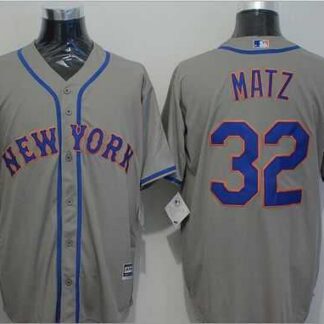 New York Mets #32 Steven Matz Gray New Cool Base Stitched MLB Jersey