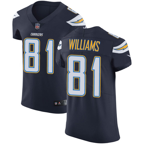 Nike Los Angeles Chargers #81 Mike Williams Navy Blue Team Color Men’s Stitched NFL Vapor Untouchable Elite Jersey