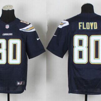 Nike San Diego Chargers #80 Malcom Floyd 2013 Navy Blue Elite Jersey