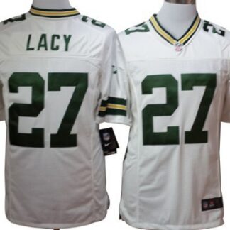 Nike Green Bay Packers #27 Eddie Lacy White Limited Jersey