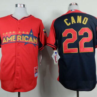 Seattle Mariners #22 Cano 2014 All Star Red Jerseys