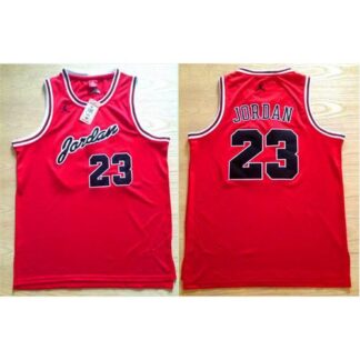 Chicago Bulls #23 Michael Jordan Red Anniversary Stitched NBA Jersey