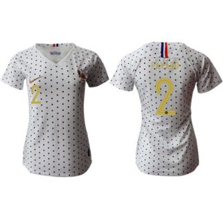 Women’s France #2 Pavard Away Soccer Country Jersey