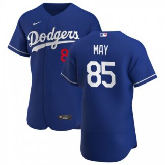 ultra‑ Los Angeles Dodgers #85 Dustin May Men’s Nike Royal Alternate 2020 Authentic Player MLB Jersey ‑uniform
