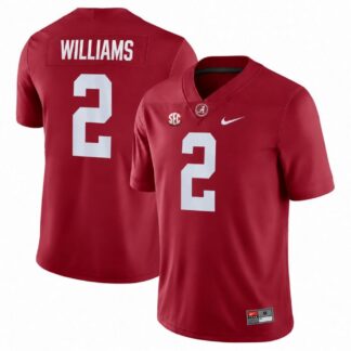 Jameson Williams Alabama Crimson Tide Nike Football Game Jersey - Crimson