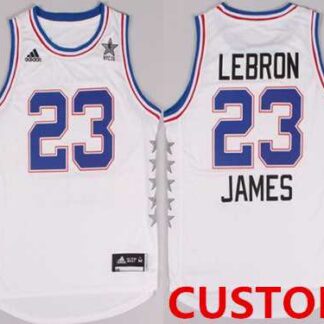 Men & Youth Customized 2015 Eastern All-Stars Revolution 30 Swingman White Jersey