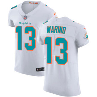 Nike Miami Dolphins #13 Dan Marino White Men’s Stitched NFL Vapor Untouchable Elite Jersey