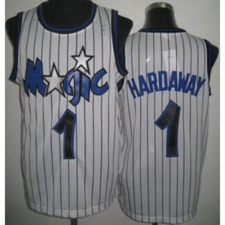 Orlando Magic 1 Penny Hardaway White Throwback Revolution 30 NBA Basketball Jerseys Cheap