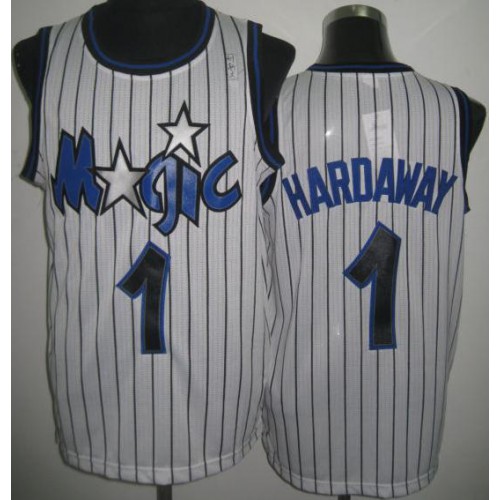 Orlando Magic 1 Penny Hardaway White Throwback Revolution 30 NBA Basketball Jerseys Cheap