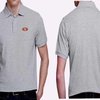 San Francisco 49ers Players Performance Polo Shirt-Gray