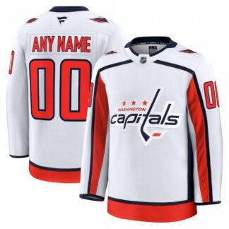 Washington Capitals Away Premium Custom Jersey - White