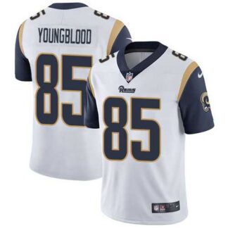 Nike Los Angeles Rams #85 Jack Youngblood White NFL Vapor Untouchable Player Limited Jersey