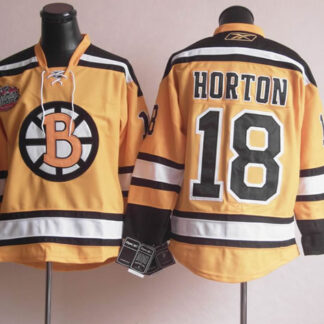 Boston Bruins #18 horton Yellow CLASSIC Jerseys
