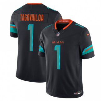 Tua Tagovailoa Miami Dolphins Nike 2025 Rivalries Collection Limited Jersey - Pitch Blue