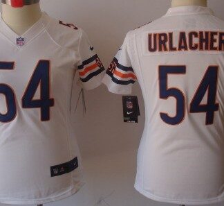 Women's Nike Limited Chicago Bears #54 Brian Urlacher White Jerseys