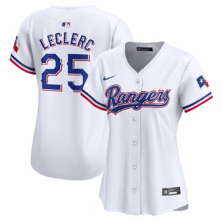 José Leclerc Texas Rangers Nike Women's Home Limited Player Jersey - White