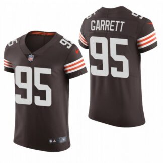 Cleveland Browns #95 Myles Garrett Nike Men’s Brwon Team Color Men’s Stitched NFL 2020 Vapor Untouchable Elite Jersey
