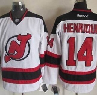 New Jerseys Devils #14 Adam Henrique White Jerseys