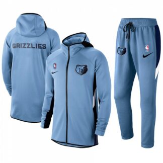 Memphis Grizzlies Nike 2019/20 Showtime Full-Zip Therma Flex Performance Hoodie