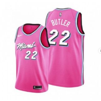 Men's Miami Heat Jimmy Butler #22 Pink 19-20 Swingman Jersey - City Edition