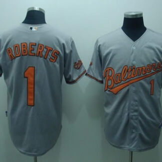 Baltimore Orioles #1 Roberts gray Jerseys