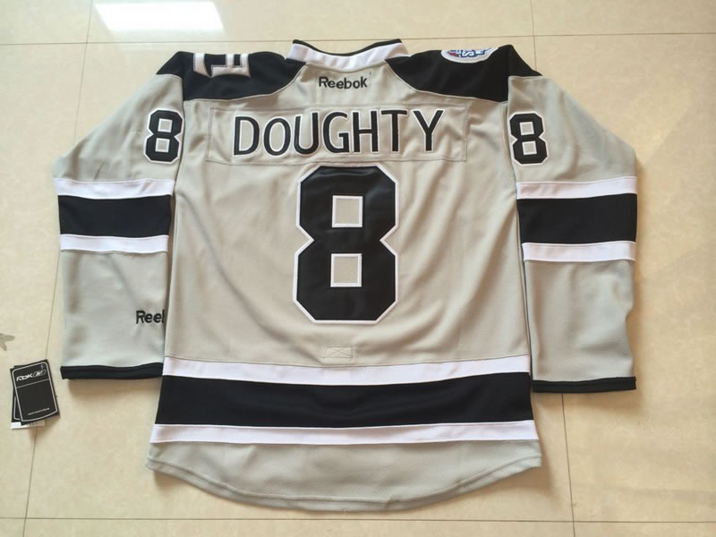 Los Angeles Kings #8 Drew Doughty Stadium Series Gray Jerseys