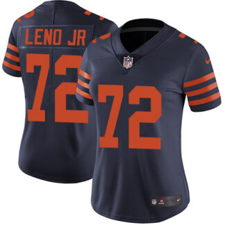 Nike Chicago Bears #72 Charles Leno Jr Navy Blue Alternate Women’s Stitched NFL Vapor Untouchable Limited Jersey